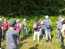 la rando de 4 kms écoute les explications de Bernard sur la vigne