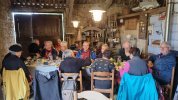 avril 2022 - journée de ferme en ferme, repas à la ferme des Gonies à Mauroux